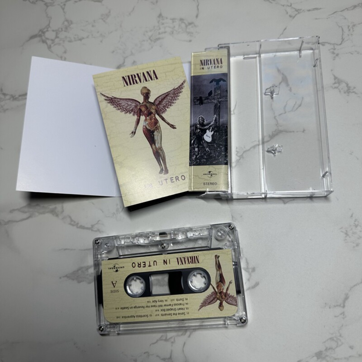 Nirvana in Utero Cassette Tape - огляд і ціна Audio Musically