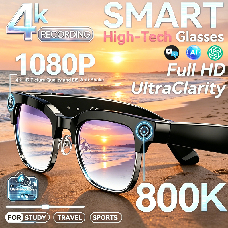 Smart Camera Glasses Photo and - огляд і ціна Audio Music Recognition