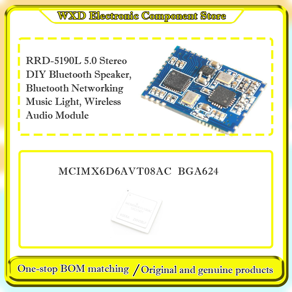 MCIMX6D6AVT08AC AD 10AC AD  RR - огляд і ціна Audio Music Logo
