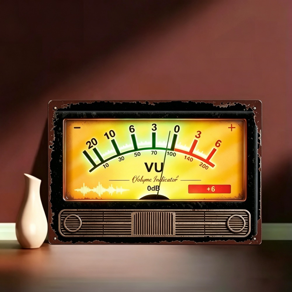 Retro VU volume indicator meta - огляд і ціна Audio Music Logo
