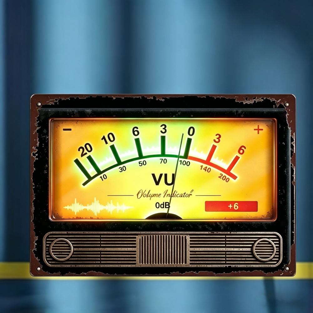 Retro VU volume indicator meta - огляд і ціна Audio Music Logo