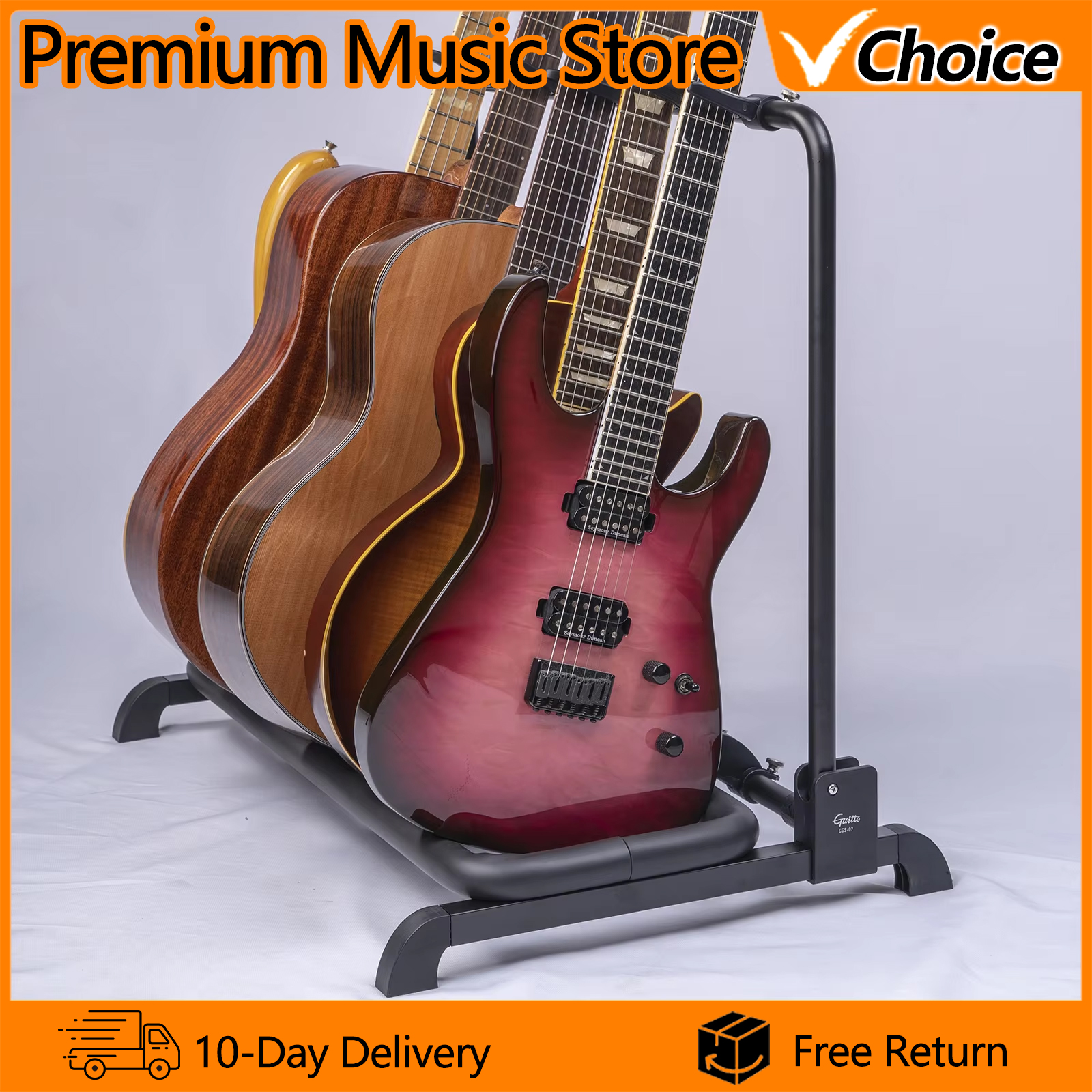 GUITTO GGS-07 Guitar Stand Hol - огляд і ціна Music Stand Folding