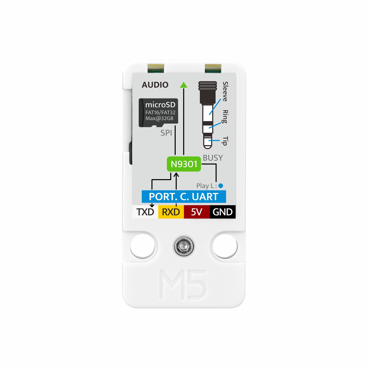 M5Stack Official Audio Player  - огляд і ціна Official Audio Music