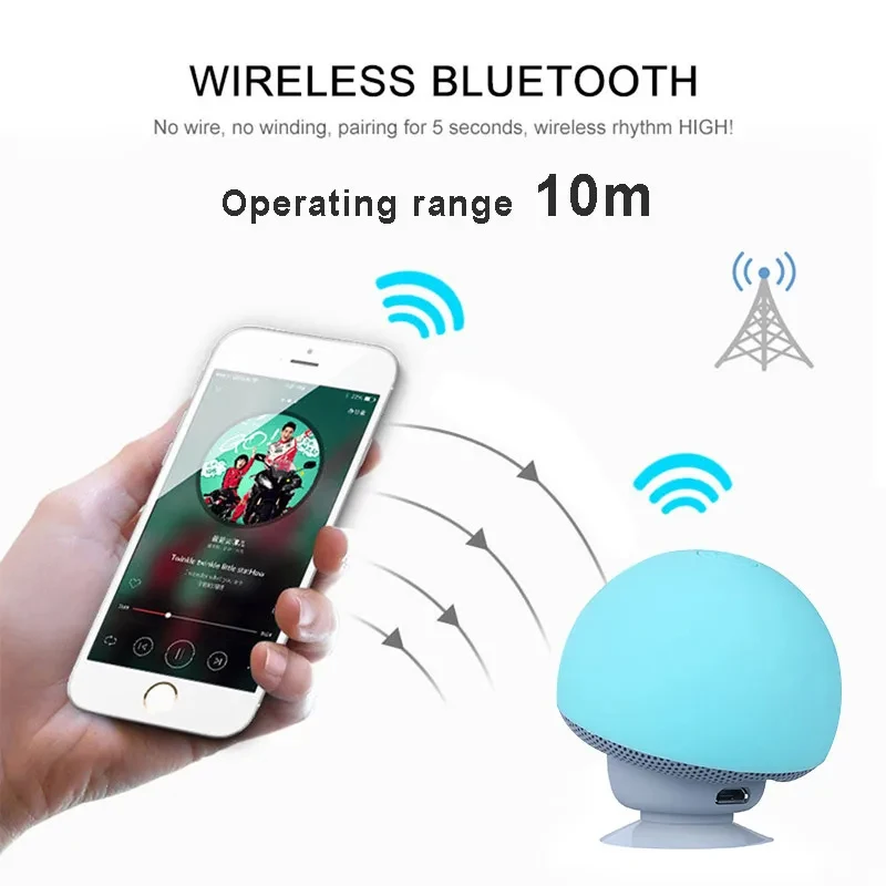 Mini Mushroom Bluetooth Speake - огляд і ціна Audio Music Box
