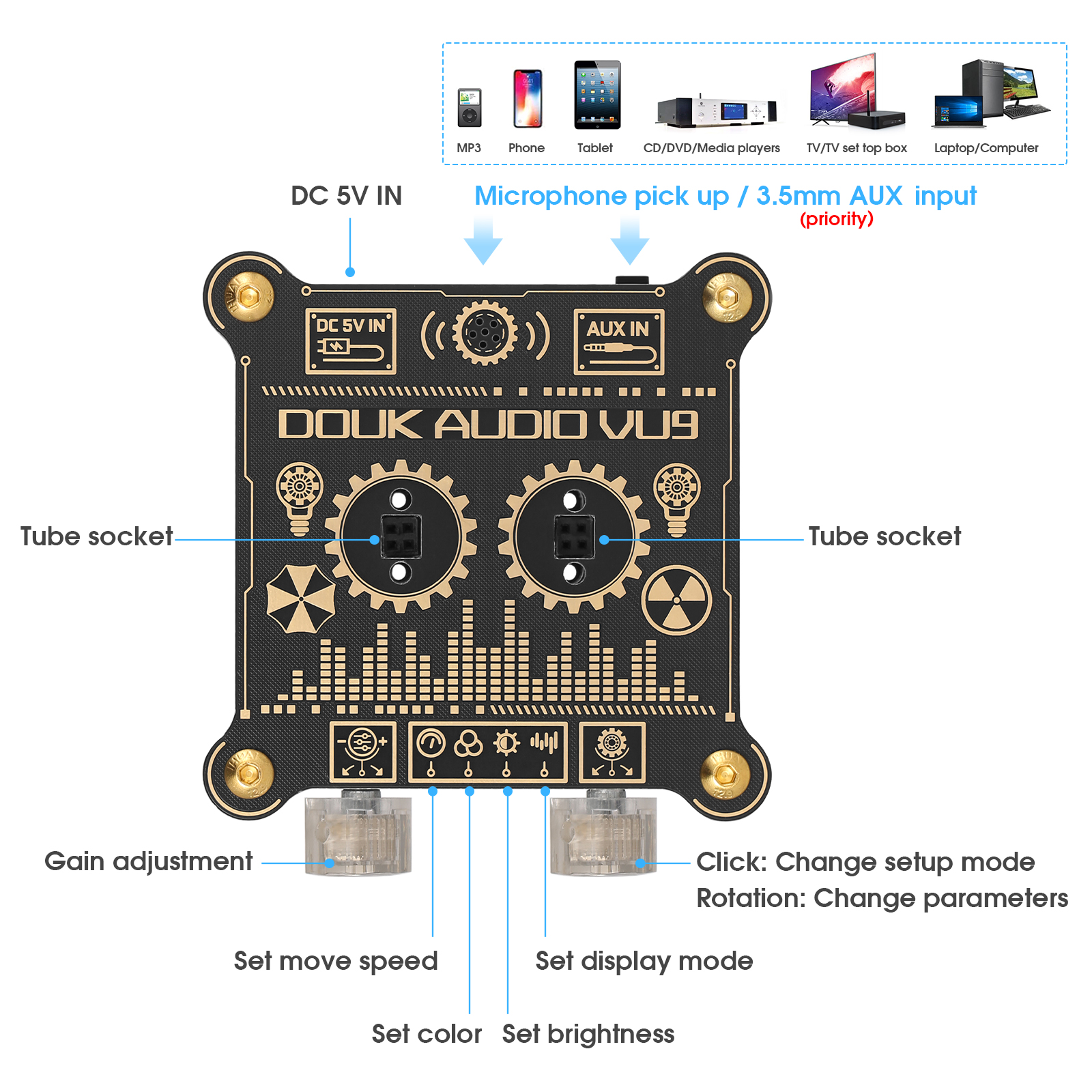 Douk Audio VU9 Pixie Tube Soun - огляд і ціна Audio Youtube Music Free
