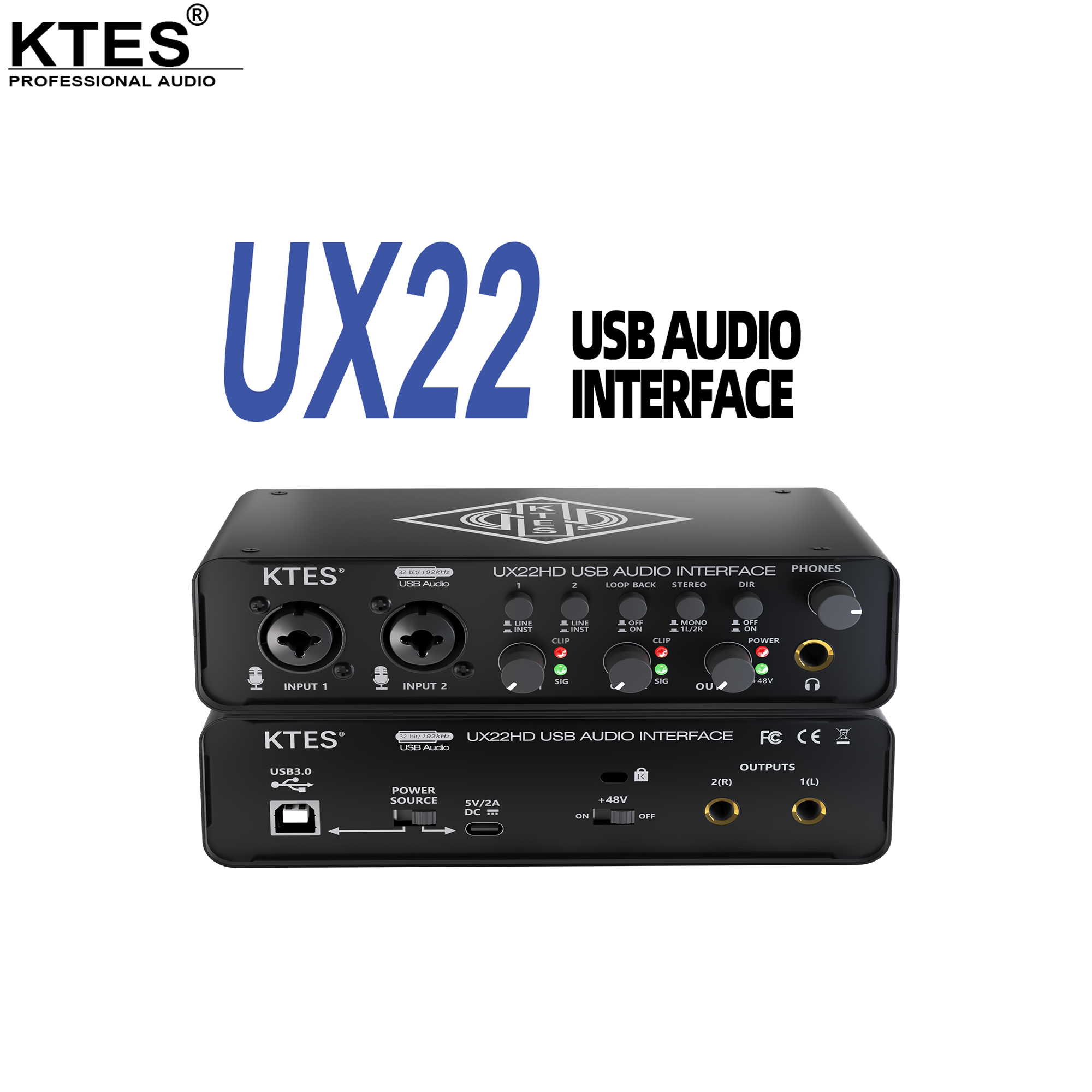 UX22 Audio Interface 192kHz 32 - огляд і ціна Audio Youtube Music Free