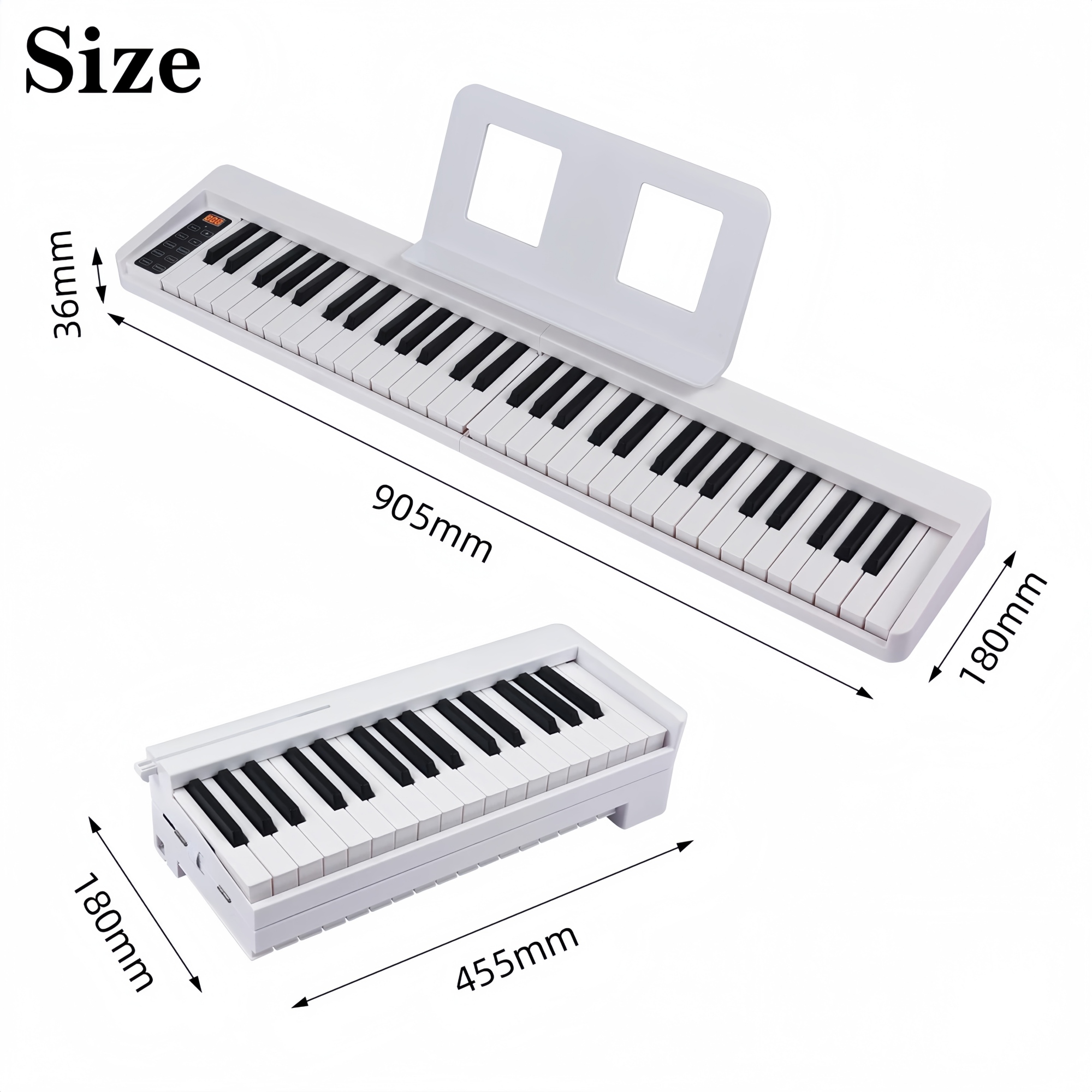 Miwayer 61 Key Foldable Electr - огляд і ціна Music Stand Folding
