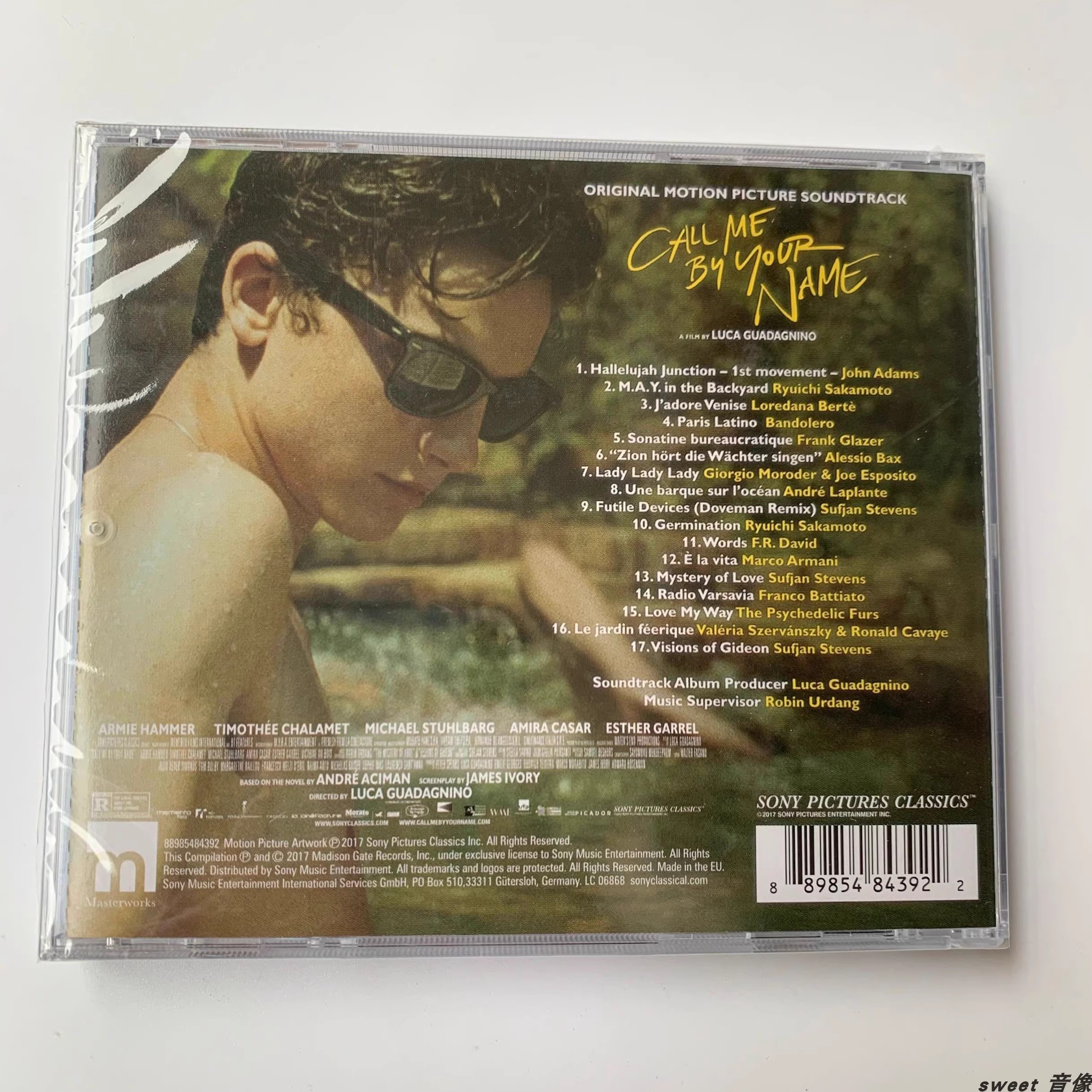 Call Me by Your Name Album Mus - огляд і ціна Audio Music Box