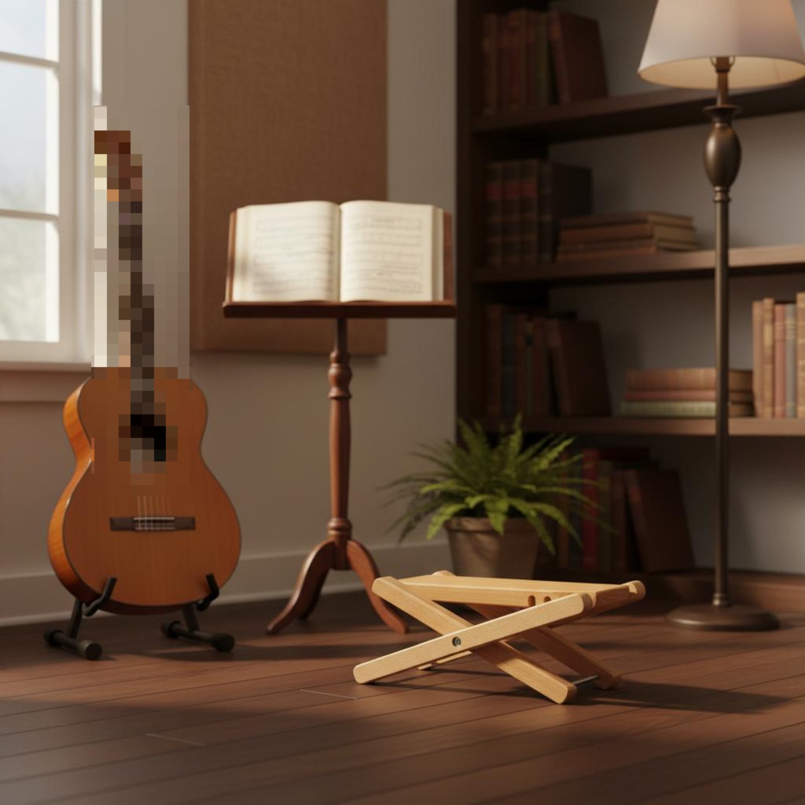 Adjustable Guitar Footrest Stu - огляд і ціна Music Stand Folding